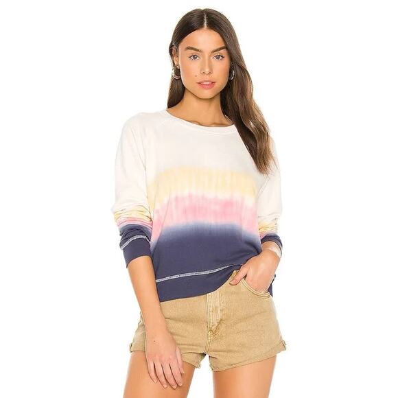Rails Womens Theo Sunrise Tie Dye Pullover Sweatshirt Large - Picture 1 of 8